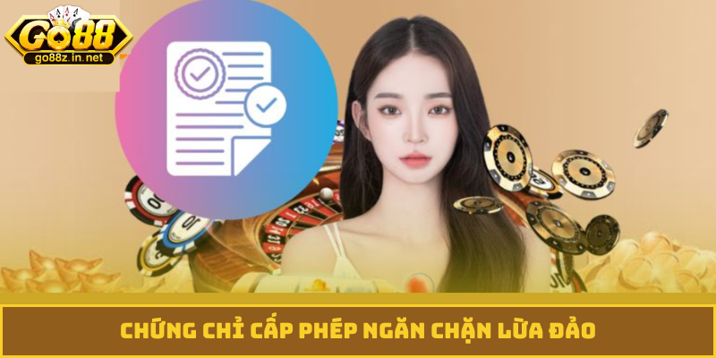 Chứng chỉ cấp phép ngăn chặn lừa đảo