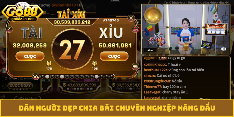Dàn người đẹp chia bài chuyên nghiệp hàng đầu