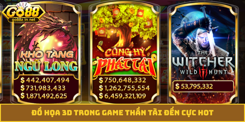 Đồ họa 3D trong game thần tài đến cực hot
