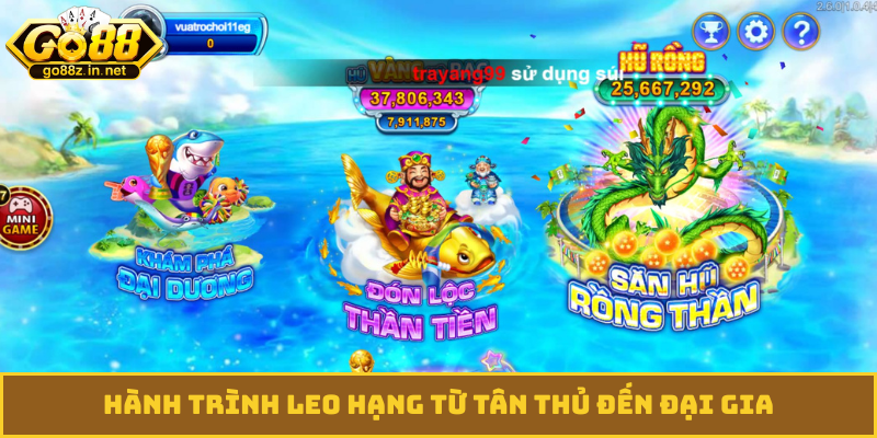 Hành trình leo hạng từ tân thủ đến đại gia