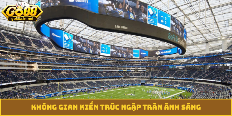 Không gian kiến trúc ngập tràn ánh sáng