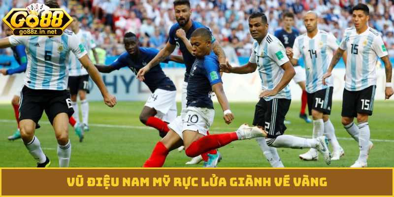 Vũ điệu Nam Mỹ rực lửa giành vé vàng